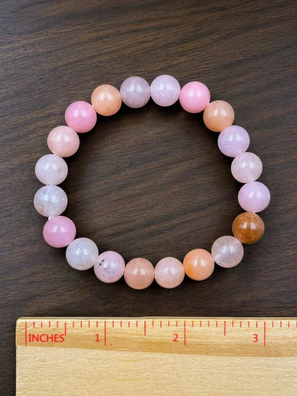 Morganite Gemstone Bracelet | Handmade - Picture 5 of 5